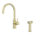 ZEN SS316L KITCHEN MIXER WITH HAND SPRAY BRUSHED GOLD