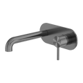 ZEN SS316L WALL BASIN/BATH MIXER 185/230MM SPOUT GRAPHITE