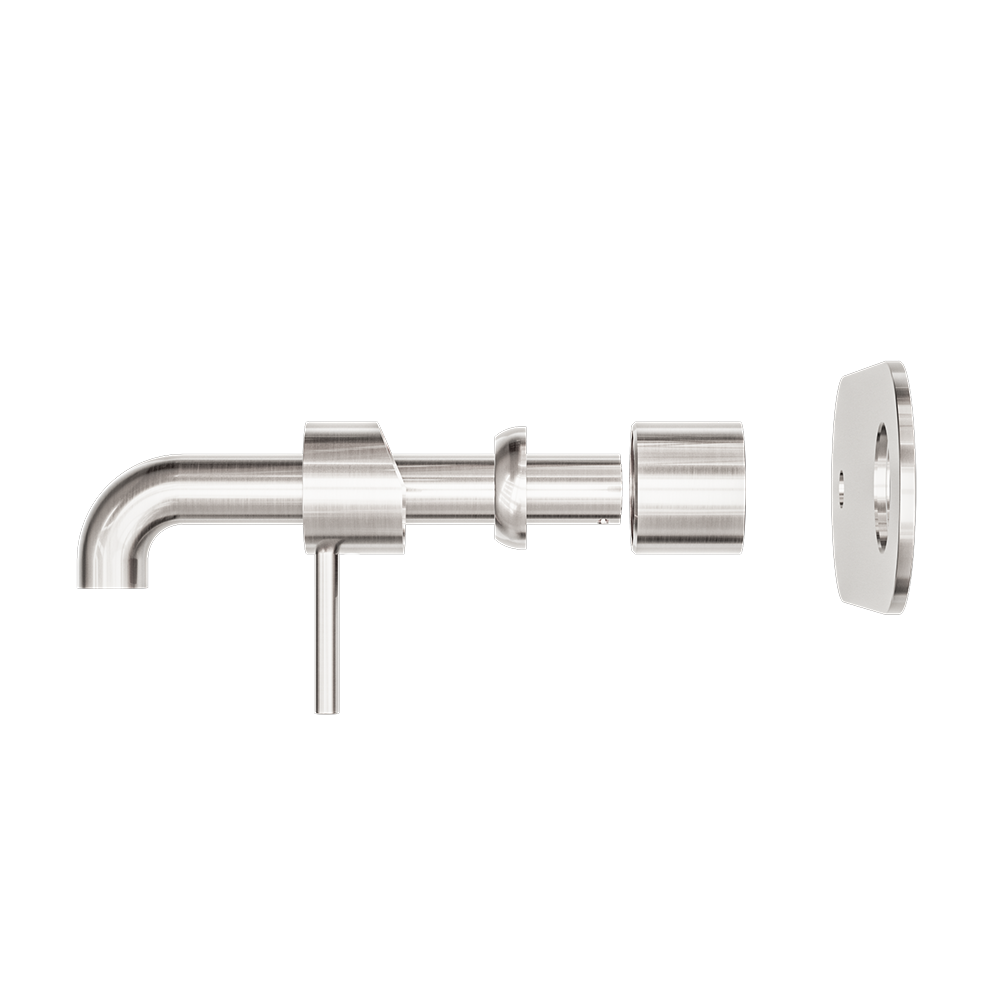 ZEN SS316L WALL BASIN/BATH MIXER 185/230MM SPOUT TRIM KITS ONLY BRUSHED NICKEL