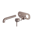 ZEN SS316L WALL BASIN/BATH MIXER 185/230MM SPOUT TRIM KITS ONLY BRUSHED BRONZE