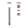 ZEN SS316L WALL BASIN/BATH MIXER SEPARATE BACK PLATE 185/230MM SPOUT TRIM KITS ONLY BRUSHED BRONZE