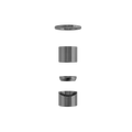 ZEN SS316L SHOWER MIXER TRIM KITS ONLY GRAPHITE