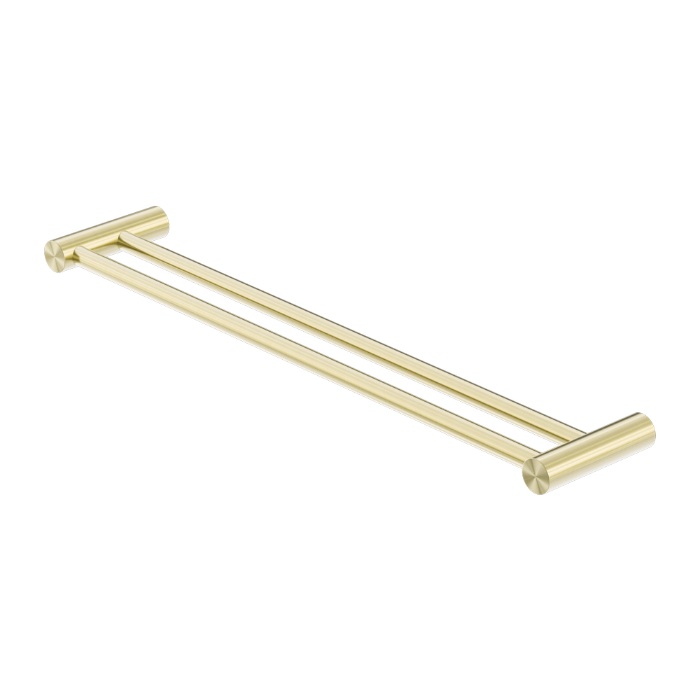 ZEN SS316L DOUBLE TOWEL RAIL 600/800MM BRUSHED GOLD