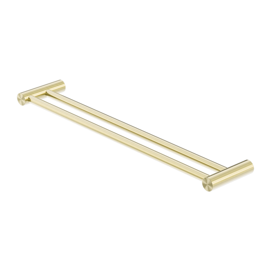 ZEN SS316L DOUBLE TOWEL RAIL 600/800MM BRUSHED GOLD