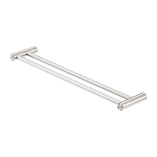 ZEN SS316L DOUBLE TOWEL RAIL 600/800MM BRUSHED NICKEL