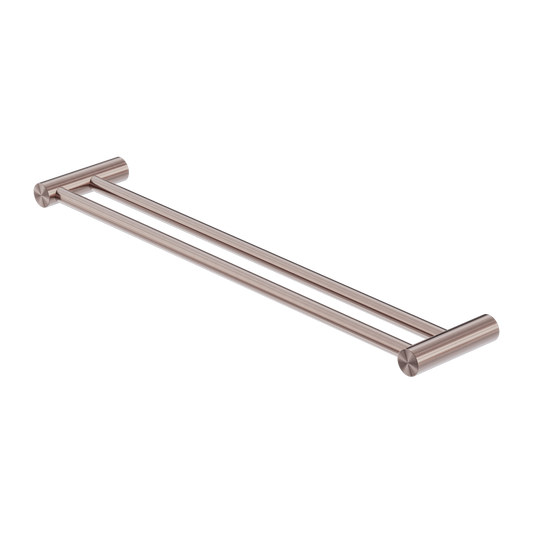 ZEN SS316L DOUBLE TOWEL RAIL 600/800MM BRUSHED BRONZE