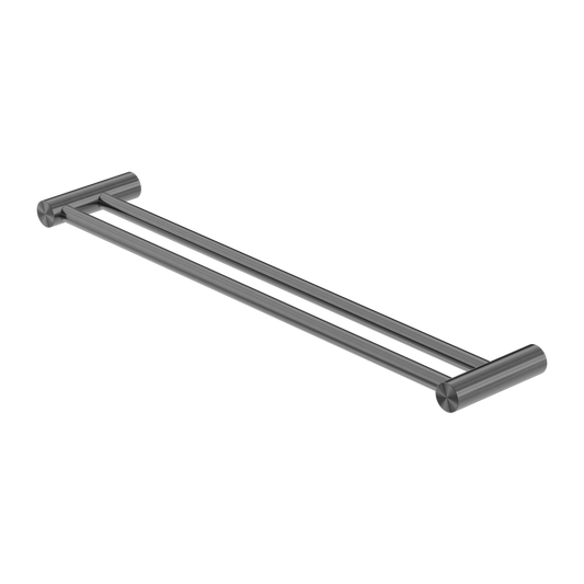 ZEN SS316L DOUBLE TOWEL RAIL 600/800MM GRAPHITE GRAPHITE