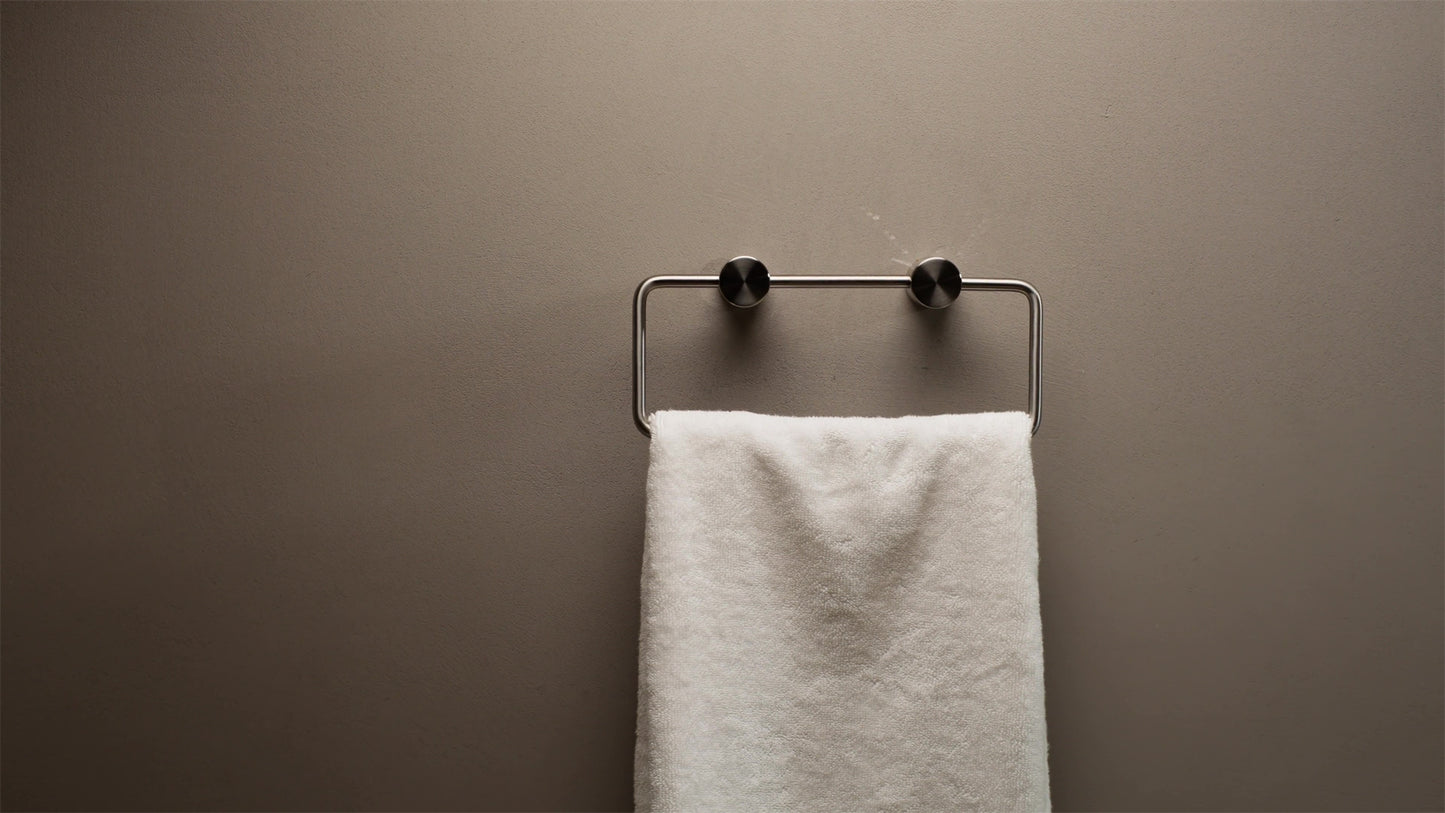 ZEN SS316L HAND TOWEL RING BRUSHED NICKEL