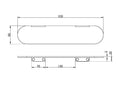 ZEN SS316L METAL SHOWER SHELF GRAPHITE