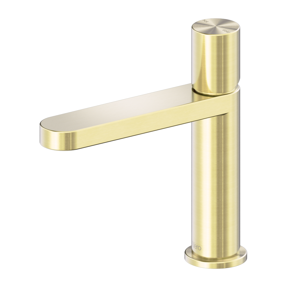 PURE SS316L BASIN MIXER BRUSHED GOLD