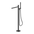 PURE SS316L PROGRESSIVE FREESTANDING BATH MIXER GRAPHITE