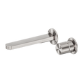 PURE SS316L PROGRESSIVE WALL BASIN/BATH MIXER SEPARATE BACK PLATE BRUSHED NICKEL