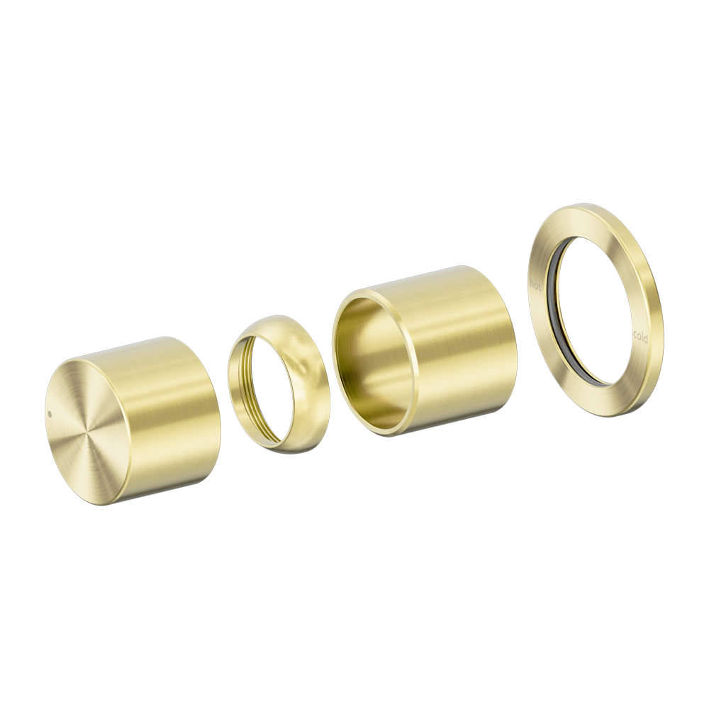 PURE SS316L PROGRESSIVE SHOWER MIXER TRIM KITS ONLY BRUSHED GOLD