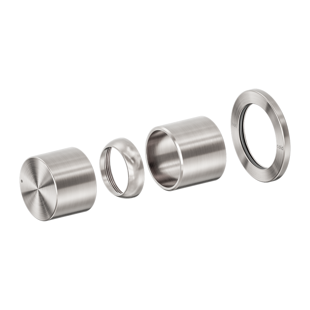 PURE SS316L PROGRESSIVE SHOWER MIXER TRIM KITS ONLY BRUSHED NICKEL