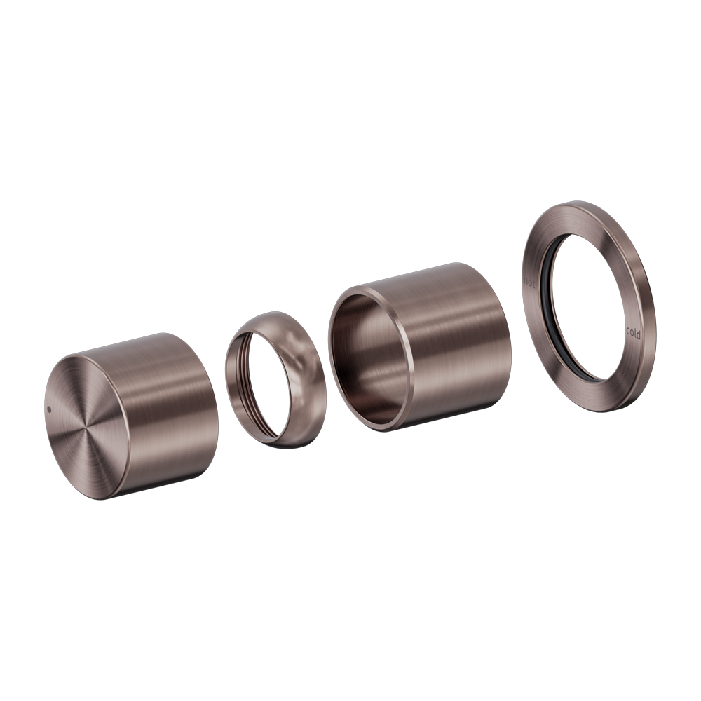 PURE SS316L PROGRESSIVE SHOWER MIXER TRIM KITS ONLY BRUSHED BRONZE