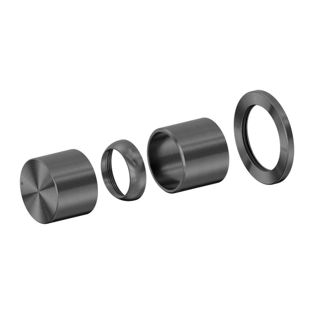 PURE SS316L PROGRESSIVE SHOWER MIXER TRIM KITS ONLY GRAPHITE (NR172211TGR) GRAPHITE