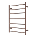 MECCA 240V 7 BAR HEATED TOWEL LADDER BRUSHED BRONZE