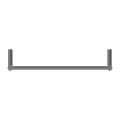 NON-HEATED TOWEL LADDER GUN METAL GREY