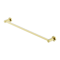 MECCA SINGLE TOWEL RAIL 600/800MM BRUSHED GOLD