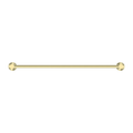 MECCA SINGLE TOWEL RAIL 600/800MM BRUSHED GOLD
