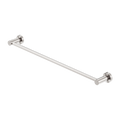 MECCA SINGLE TOWEL RAIL 600/800MM BRUSHED NICKEL