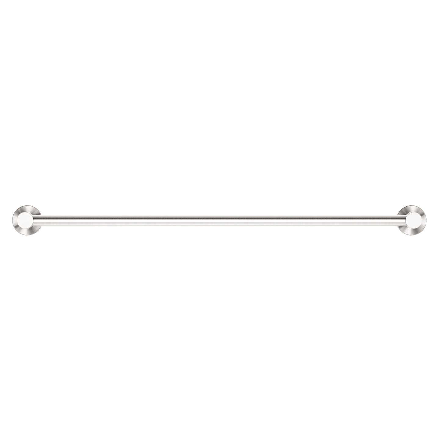 MECCA SINGLE TOWEL RAIL 600/800MM BRUSHED NICKEL