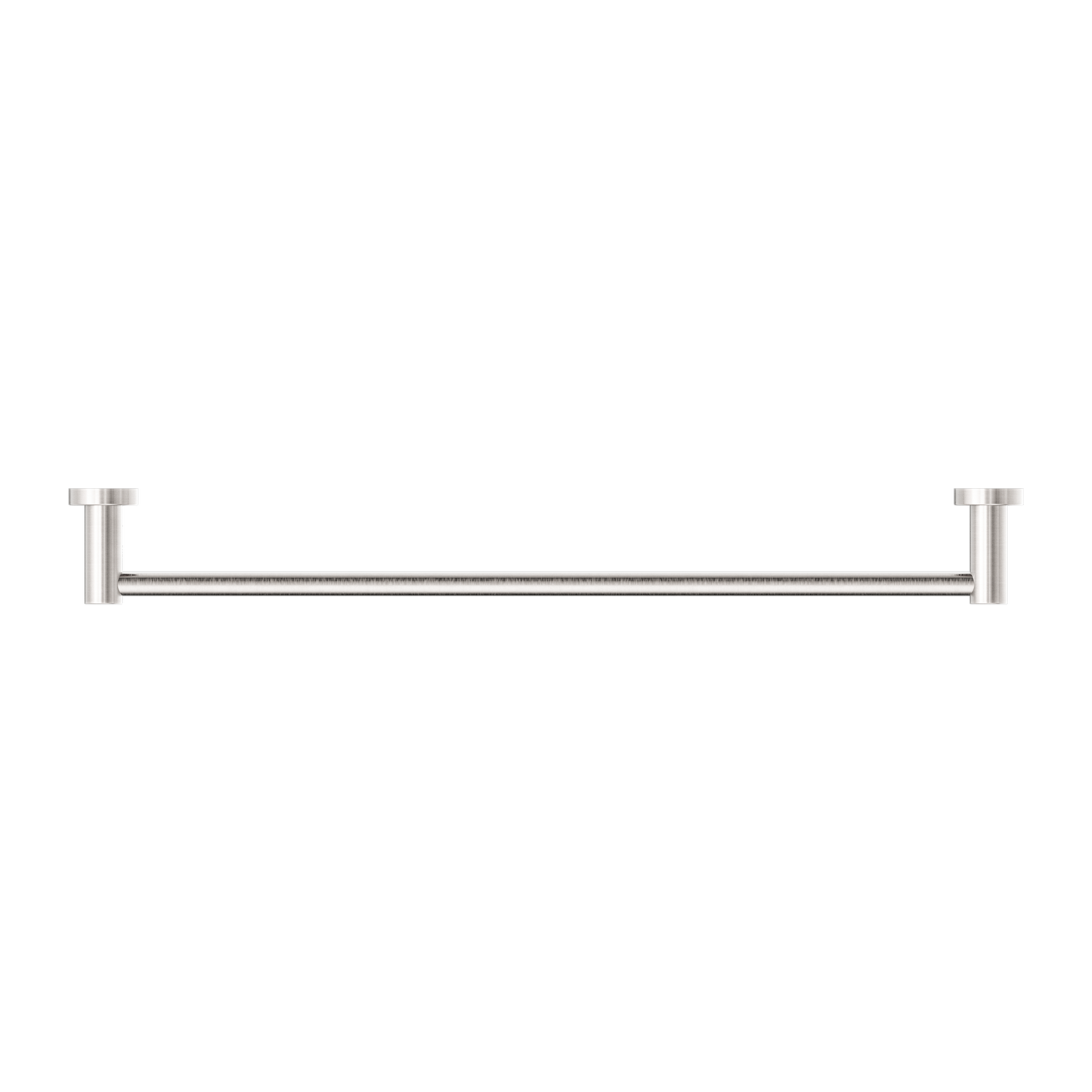 MECCA SINGLE TOWEL RAIL 600/800MM BRUSHED NICKEL