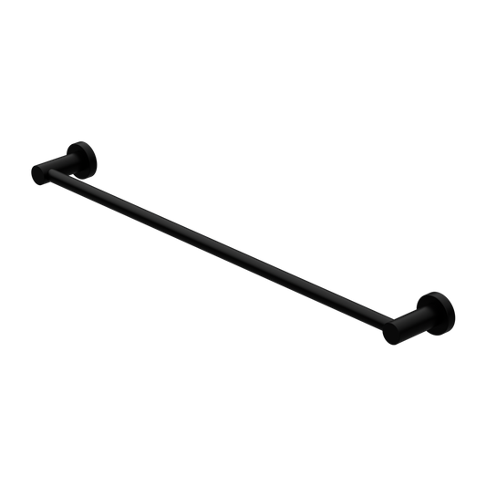 MECCA SINGLE TOWEL RAIL 600/800MM MATTE BLACK