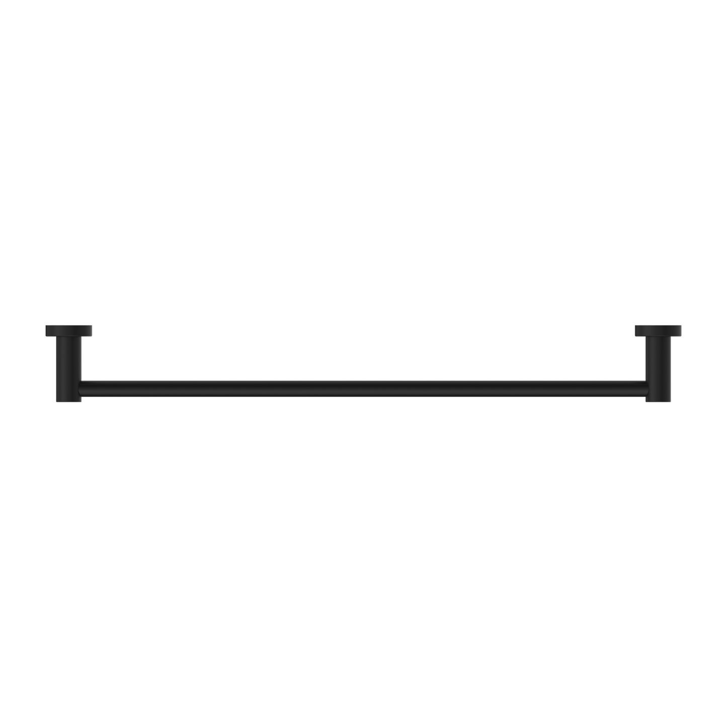 MECCA SINGLE TOWEL RAIL 600/800MM MATTE BLACK