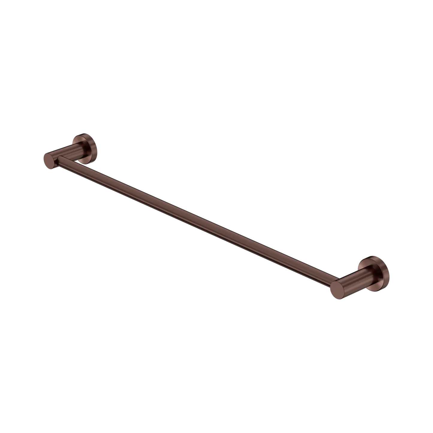 Mecca Single Towel Rail 600/800mm Rome Bronze