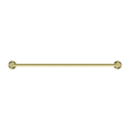 MECCA DOUBLE TOWEL RAIL 600/800MM BRUSHED GOLD