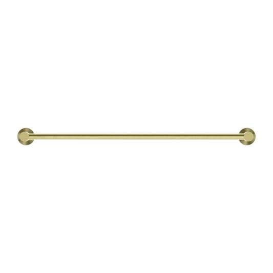 MECCA DOUBLE TOWEL RAIL 600/800MM BRUSHED GOLD