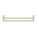 MECCA DOUBLE TOWEL RAIL 600/800MM BRUSHED GOLD