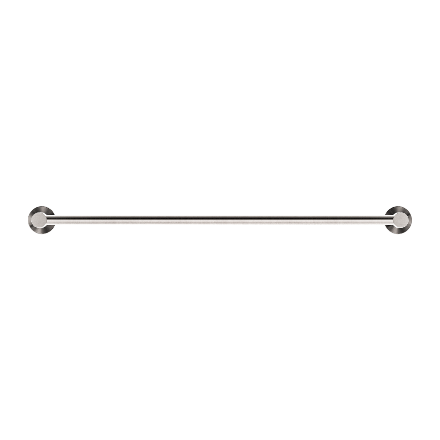 MECCA DOUBLE TOWEL RAIL 600/800MM BRUSHED NICKEL