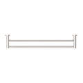 MECCA DOUBLE TOWEL RAIL 600/800MM BRUSHED NICKEL