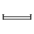 MECCA DOUBLE TOWEL RAIL 600/800MM MATTE BLACK