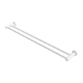 MECCA DOUBLE TOWEL RAIL 600/800MM MATTE WHITE