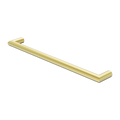 MECCA 240V SINGLE HEATED TOWEL RAIL BRUSHED GOLD
