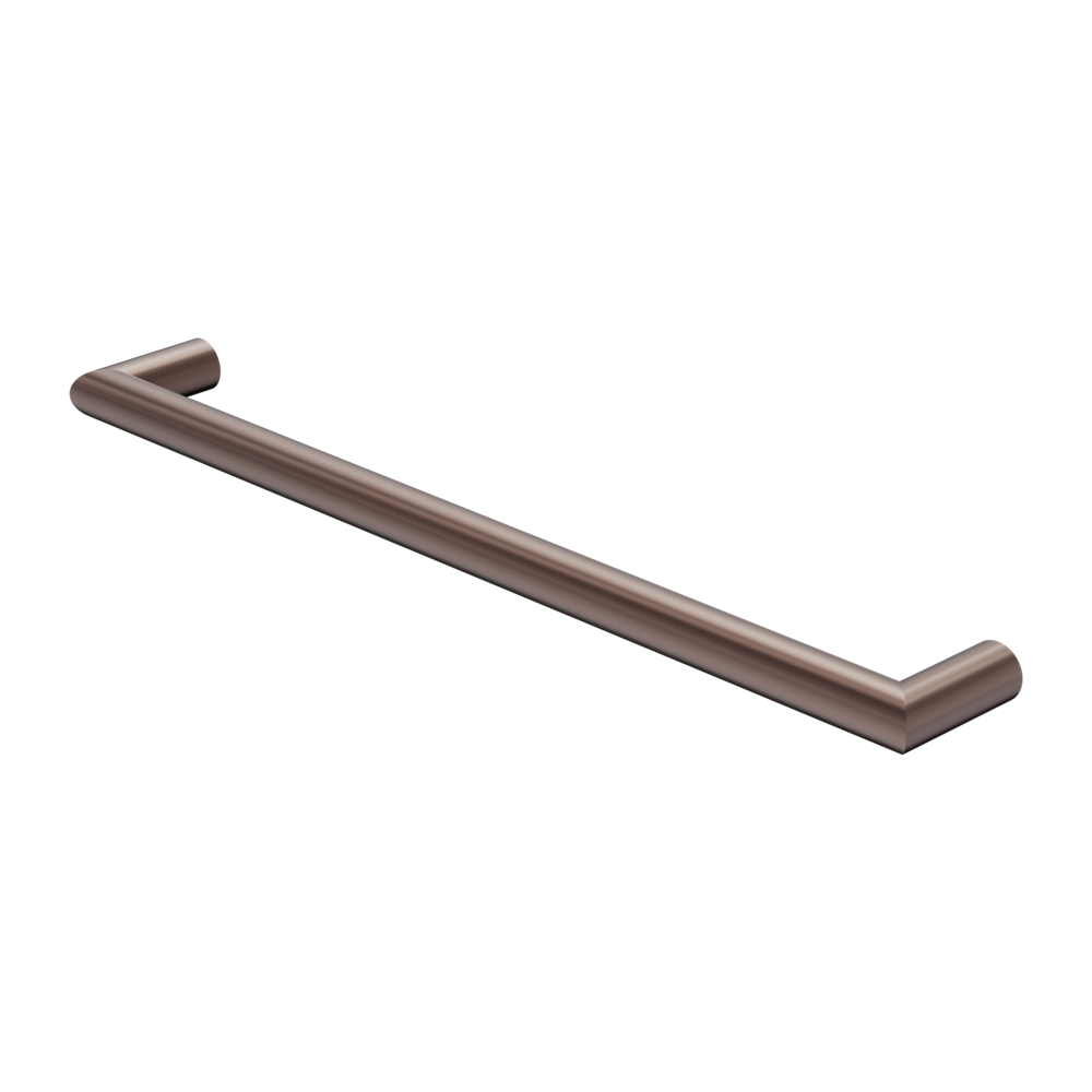 MECCA 240V SINGLE HEATED TOWEL RAIL BRUSHED BRONZE