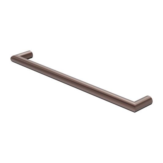 MECCA 240V SINGLE HEATED TOWEL RAIL BRUSHED BRONZE