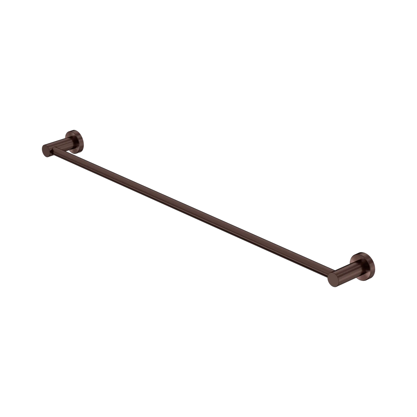 Mecca Single Towel Rail 600/800mm Rome Bronze