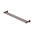 Mecca Double Towel Rail 600/800mm Rome Bronze