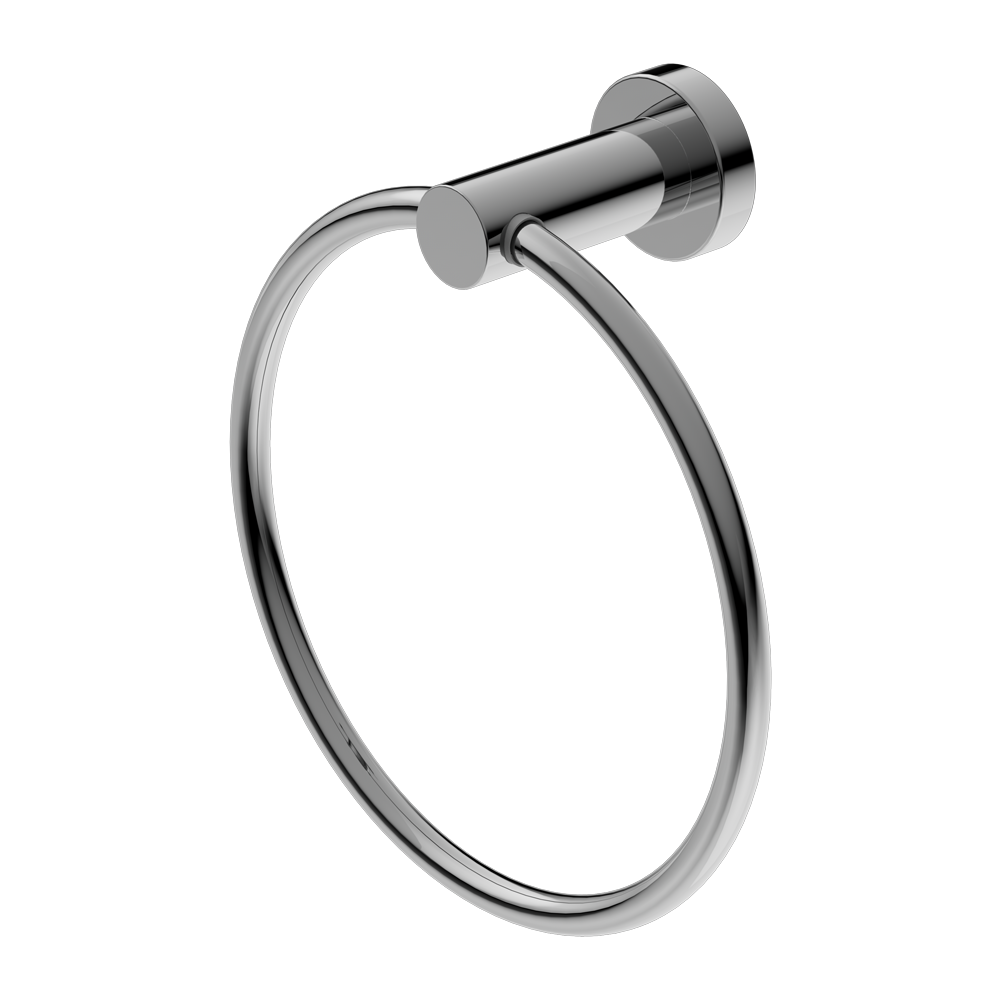 MECCA HAND TOWEL RING CHROME