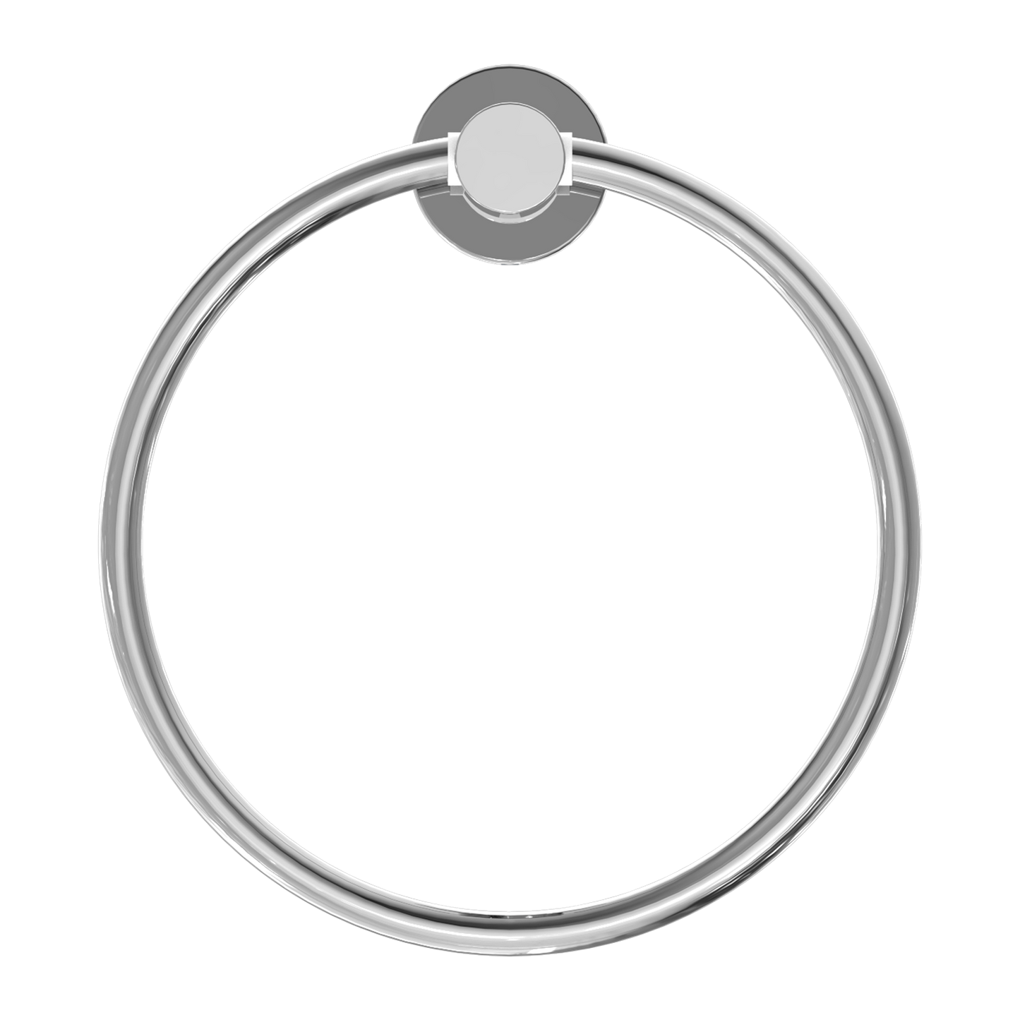 MECCA HAND TOWEL RING CHROME