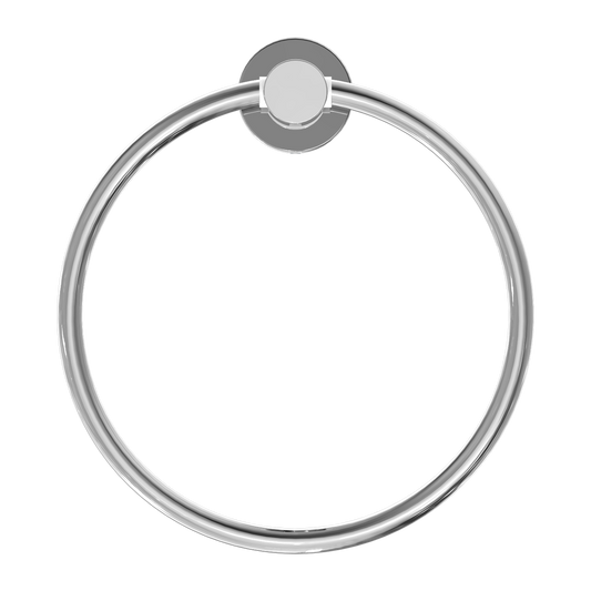 MECCA HAND TOWEL RING CHROME