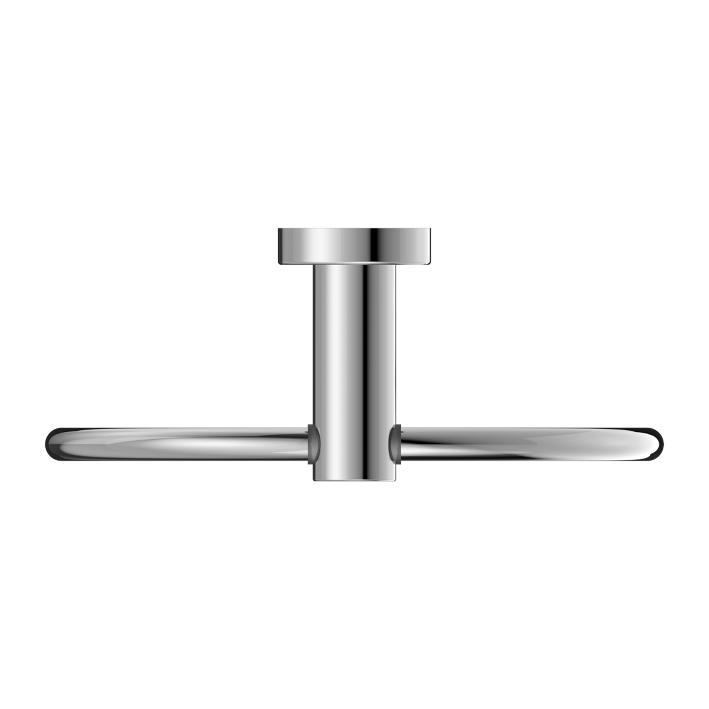 MECCA HAND TOWEL RING CHROME