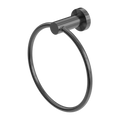 MECCA HAND TOWEL RING GUN METAL GREY