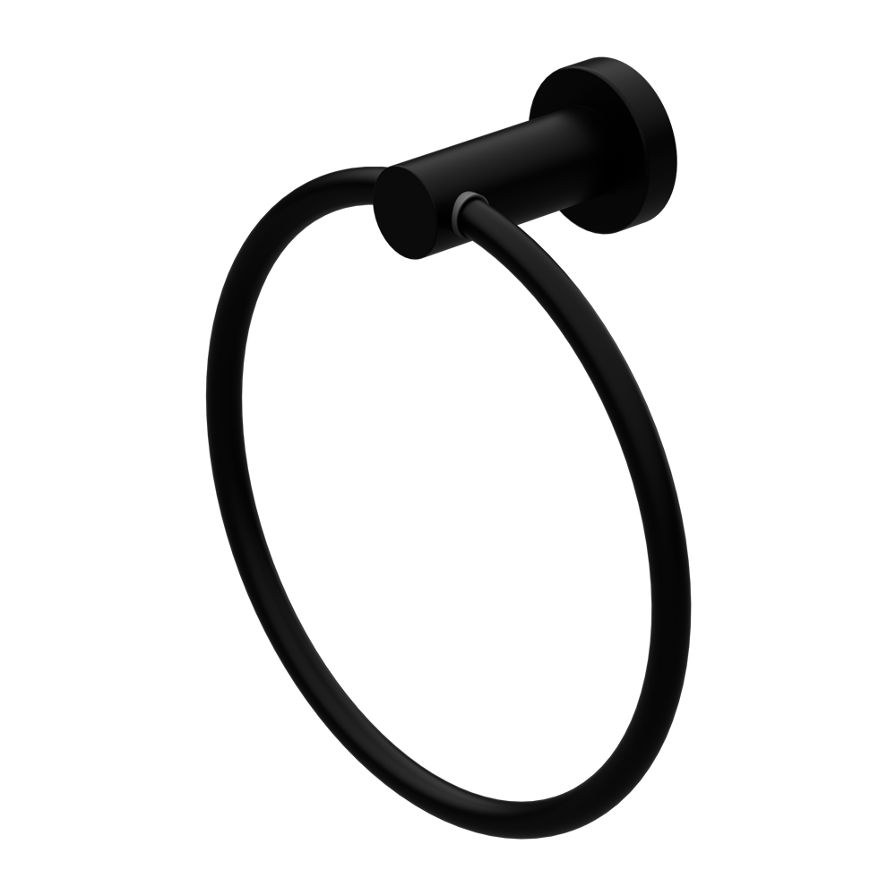 MECCA HAND TOWEL RING MATTE BLACK
