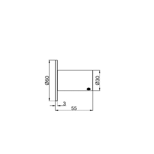 MECCA ROBE HOOK II CHROME