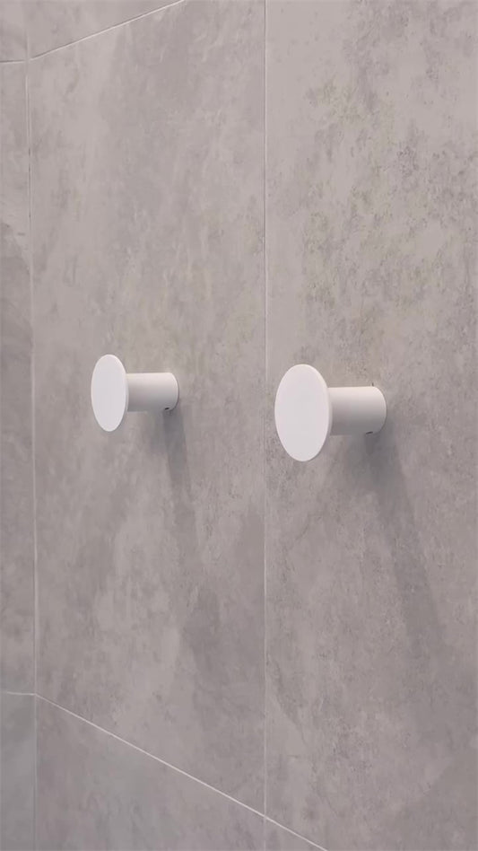 MECCA ROBE HOOK II MATTE WHITE